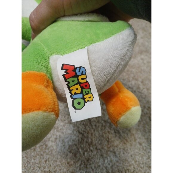 Nintendo Super Mario 18" Yoshi Turtle Plush 2020 FROM SMOKE FREE HOME - Picture 5 of 6